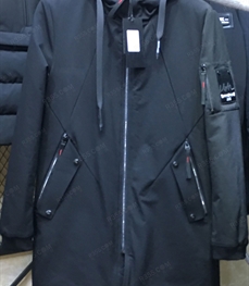 市场上装-中长外套-（实拍）时尚男装中长外套