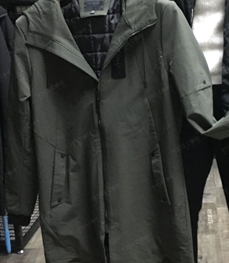 市场上装-中长外套-（实拍）时尚男装中长外套
