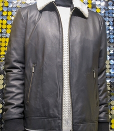 市场上装-皮衣-（实拍）时尚商务皮衣