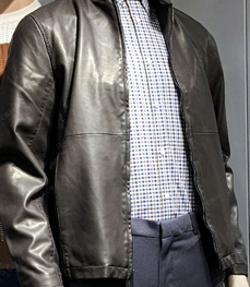 市场上装-皮衣-（实拍）时尚商务皮衣