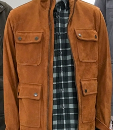 市场上装-皮衣-（实拍）时尚商务皮衣