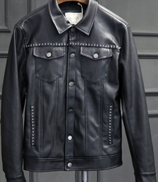 市场上装-皮衣-时尚男装皮衣