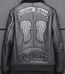 市场上装-皮衣-时尚男装皮衣