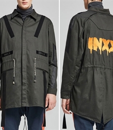 市场上装-中长外套-时尚男装中长外套