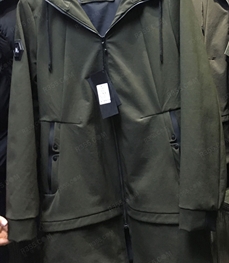 市场上装-中长外套-（实拍）时尚男装中长外套