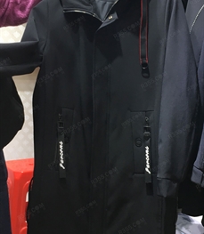 市场上装-中长外套-（实拍）时尚男装中长外套