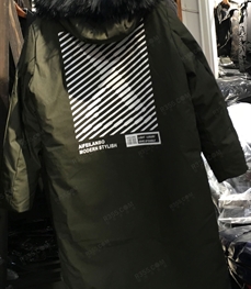 市场上装-中长外套-（实拍）时尚男装中长外套