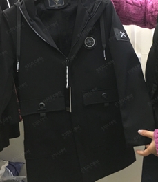 市场上装-中长外套-（实拍）时尚男装中长外套