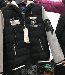 市场上装-棉衣/羽绒服-（实拍）时尚男装棉服