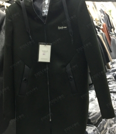 市场上装-中长外套-（实拍）时尚男装中长外套