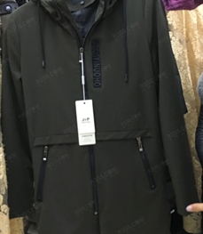 市场上装-中长外套-（实拍）时尚男装中长外套