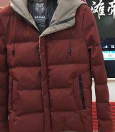 市场上装-棉衣/羽绒服-（实拍）时尚男装棉服