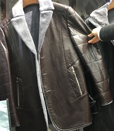 市场上装-皮衣-（实拍）时尚商务皮衣