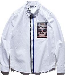 市场上装-衬衫-时尚男装衬衫