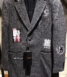 市场上装-中长外套-时尚男装中长外套