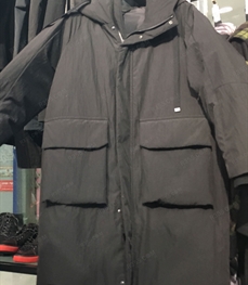 市场上装-中长外套-（实拍）休闲男装中长外套