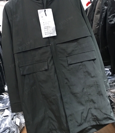 市场上装-中长外套-（实拍）时尚男装中长外套