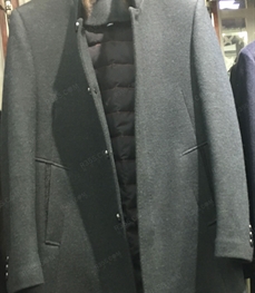 市场上装-大衣-（实拍）时尚商务大衣