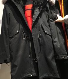 市场上装-中长外套-（实拍）时尚男装中长外套