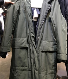 市场上装-中长外套-（实拍）时尚男装中长外套