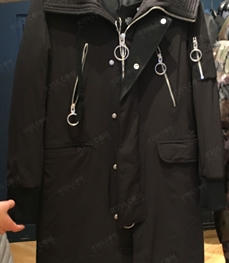 市场上装-中长外套-（实拍）时尚男装中长外套