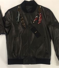 市场上装-皮衣-时尚男装皮衣