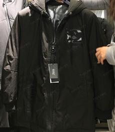 市场上装-中长外套-（实拍）时尚男装中长外套