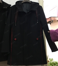 市场上装-中长外套-（实拍）时尚男装中长外套