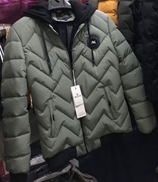 市场上装-棉衣/羽绒服-（实拍）时尚男装棉服