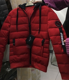 市场上装-棉衣/羽绒服-（实拍）时尚男装棉服