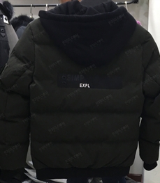 市场上装-棉衣/羽绒服-（实拍）时尚男装棉服