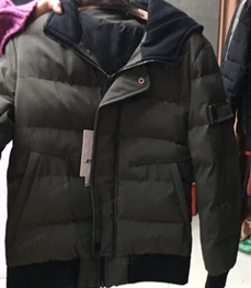 市场上装-棉衣/羽绒服-（实拍）时尚男装棉服