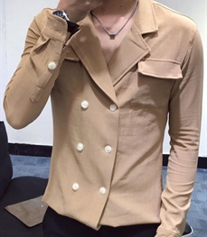 市场上装-衬衫-时尚男装衬衫
