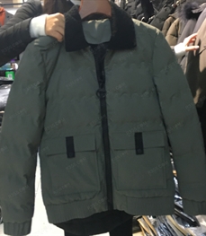 市场上装-棉衣/羽绒服-（实拍）时尚男装棉服
