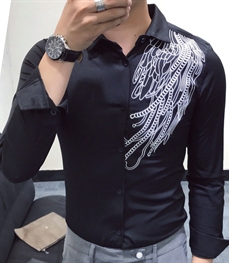 市场上装-衬衫-时尚男装衬衫