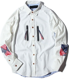 市场上装-衬衫-时尚男装衬衫