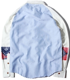 市场上装-衬衫-时尚男装衬衫