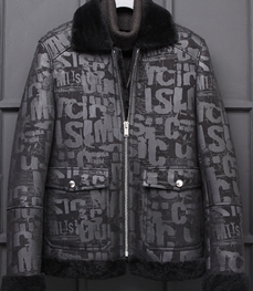 市场上装-皮衣-时尚男装皮衣