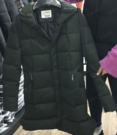 市场上装-棉衣/羽绒服-（实拍）时尚男装棉服