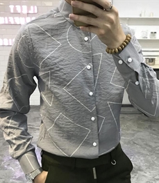 市场上装-衬衫-时尚男装衬衫