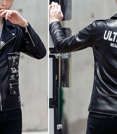 市场上装-皮衣-时尚男装皮衣