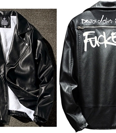 市场上装-皮衣-时尚男装皮衣