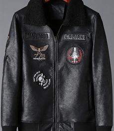 市场上装-皮衣-时尚男装皮衣