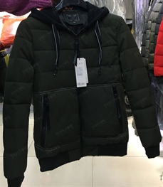 市场上装-棉衣/羽绒服-（实拍）时尚男装棉服