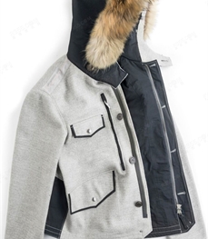 市场上装-中长外套-（实拍）时尚商务派克