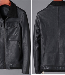 市场上装-皮衣-时尚男装皮衣