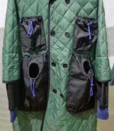 市场上装-中长外套-（实拍）休闲男装中长外套