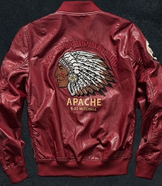 市场上装-皮衣-时尚男装皮衣