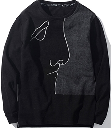 市场上装-T恤-时尚男装t恤