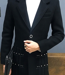 市场上装-中长外套-时尚男装中长外套